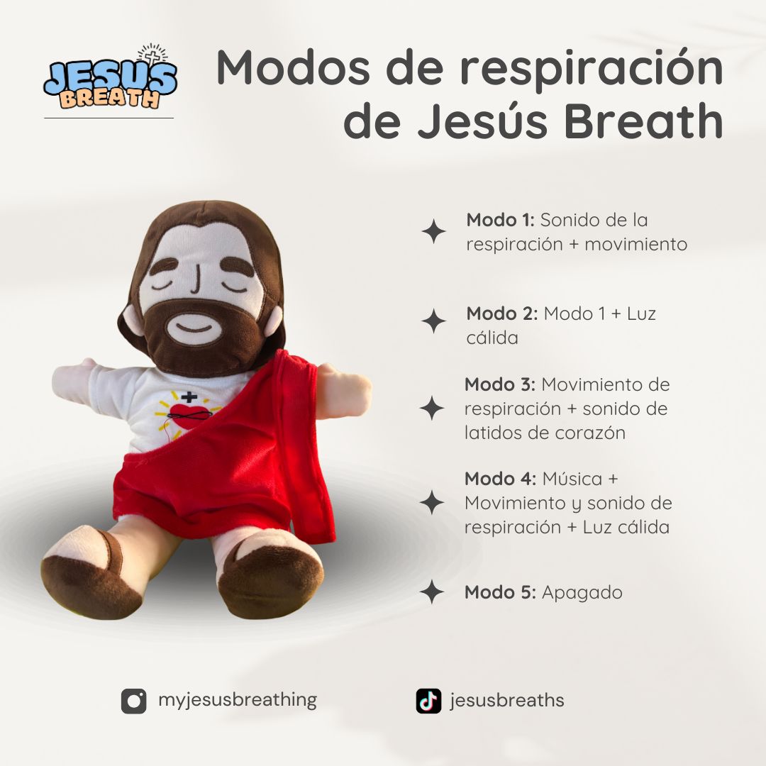 Peluche Jesús con Respiración