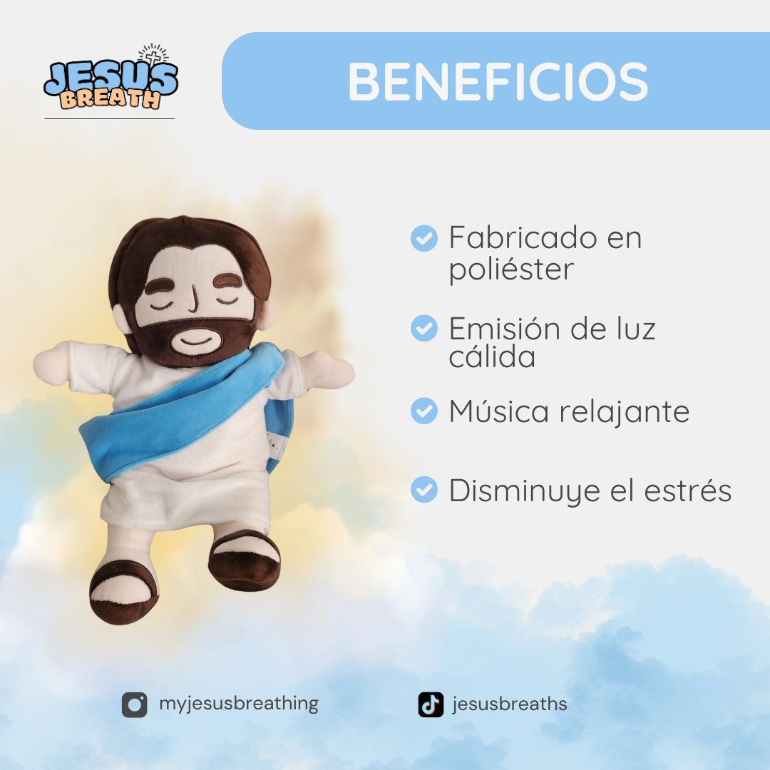 Peluche Jesús con Respiración